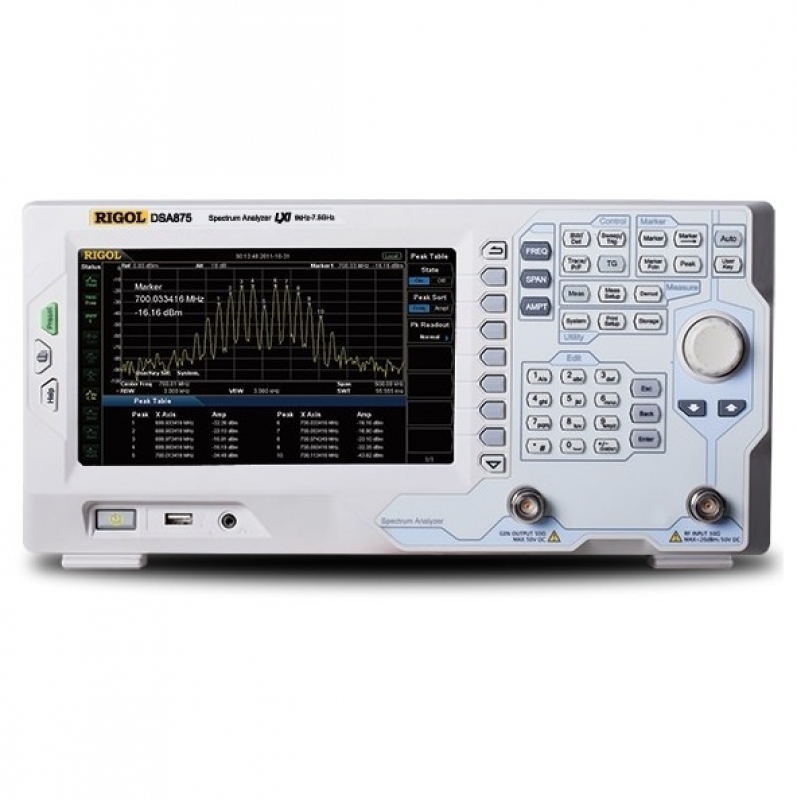 DSA800 Series (1.5 GHz to 7.5 GHz models)