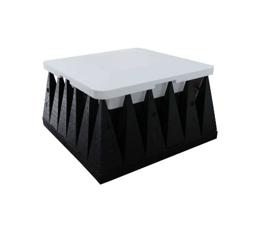 High Performance Hybrid RF Pyramidal absorber